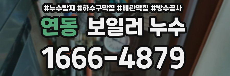 연동 보일러 누수