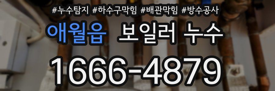 애월읍 보일러 누수