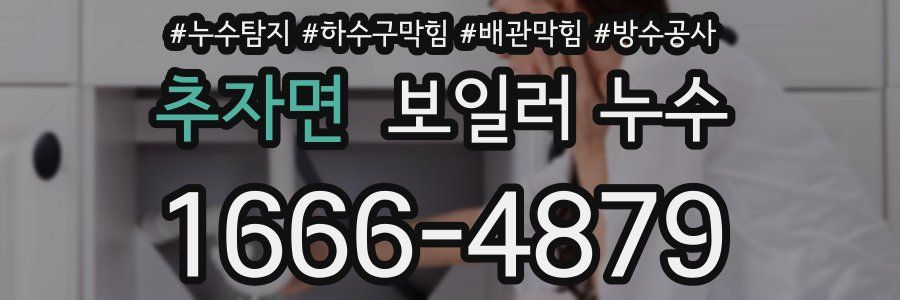 추자면 보일러 누수