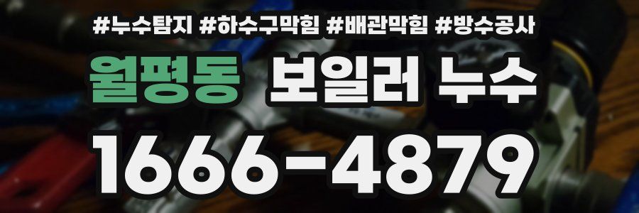 월평동 보일러 누수