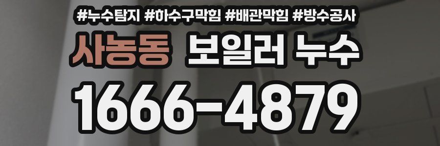 사농동 보일러 누수