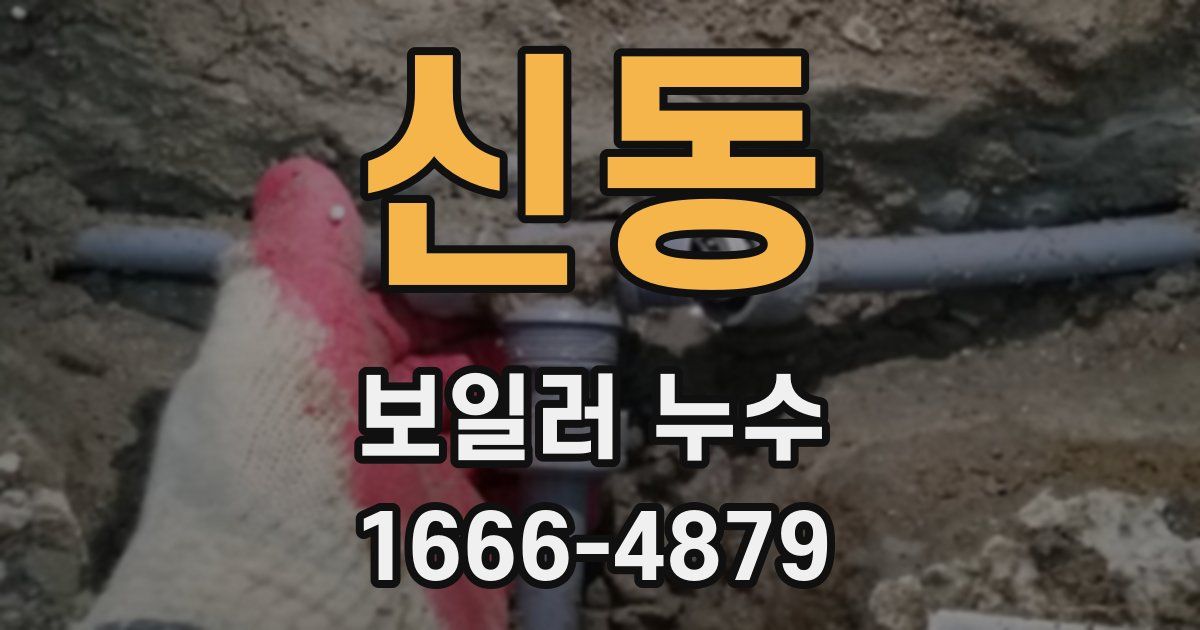 신동 보일러 누수