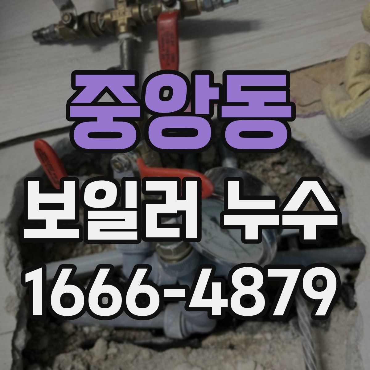 중앙동 보일러 누수