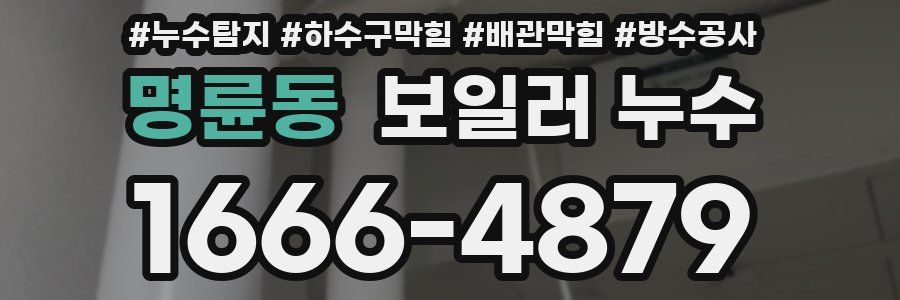 명륜동 보일러 누수