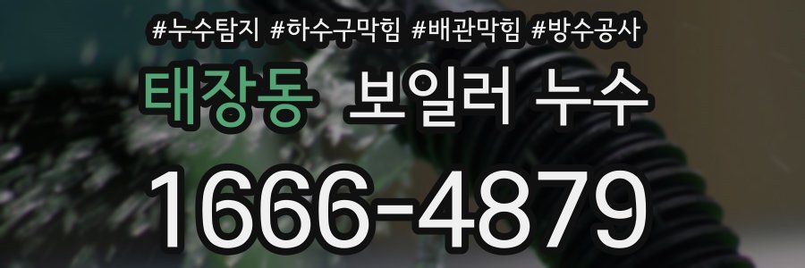 태장동 보일러 누수