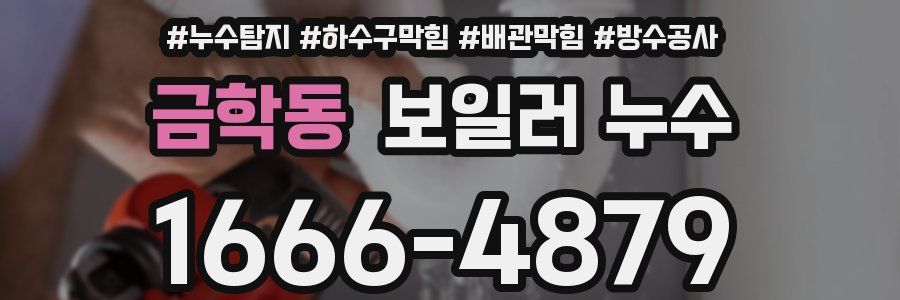 금학동 보일러 누수