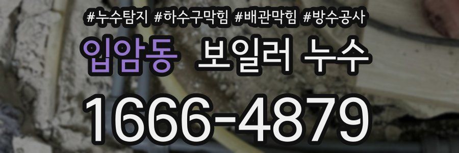 입암동 보일러 누수