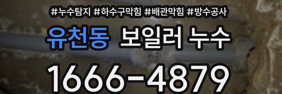 유천동 보일러 누수