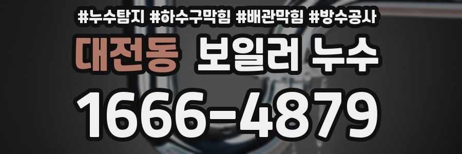 대전동 보일러 누수