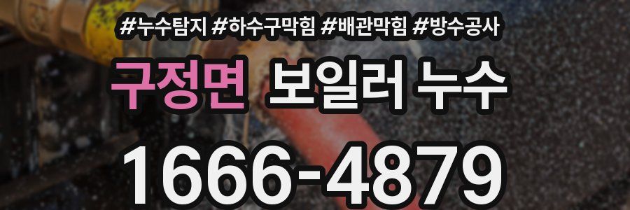 구정면 보일러 누수