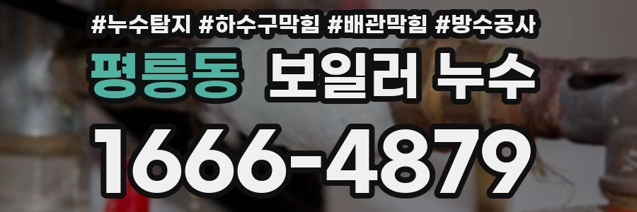 평릉동 보일러 누수