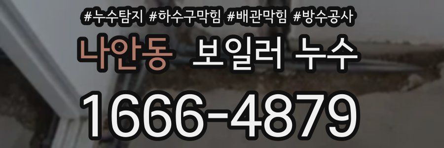 나안동 보일러 누수