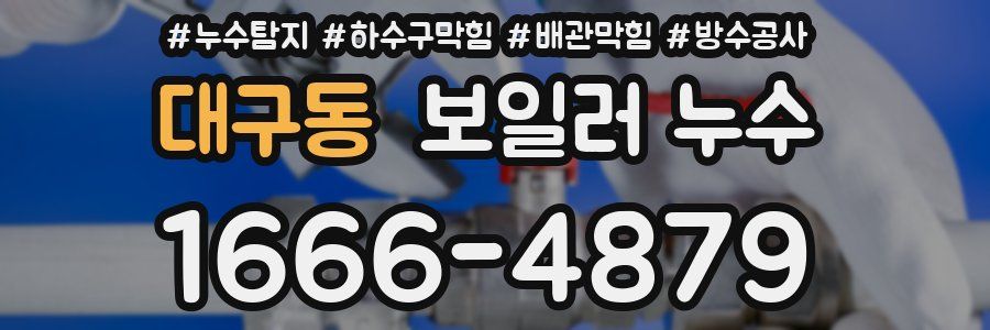 대구동 보일러 누수