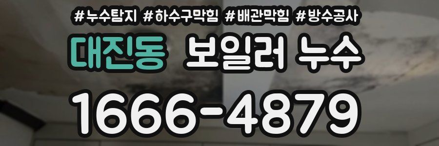 대진동 보일러 누수