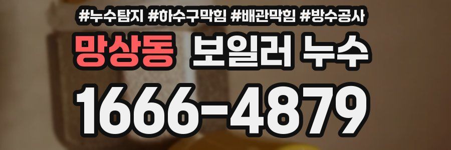 망상동 보일러 누수