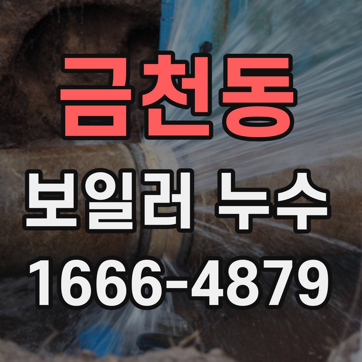 금천동 보일러 누수