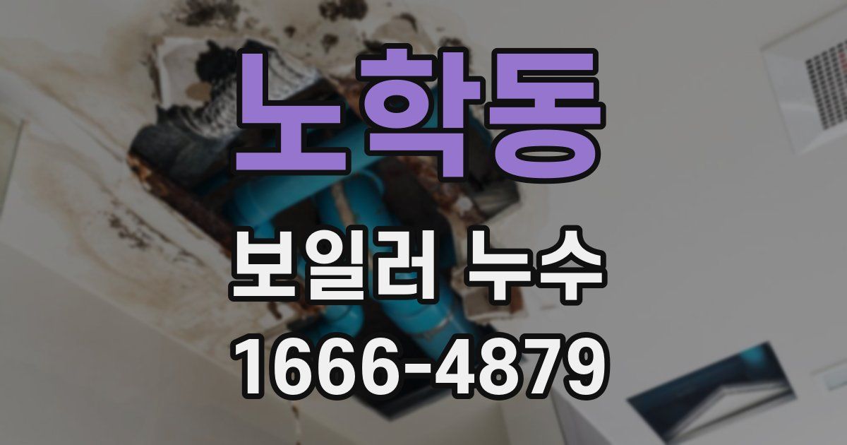 노학동 보일러 누수