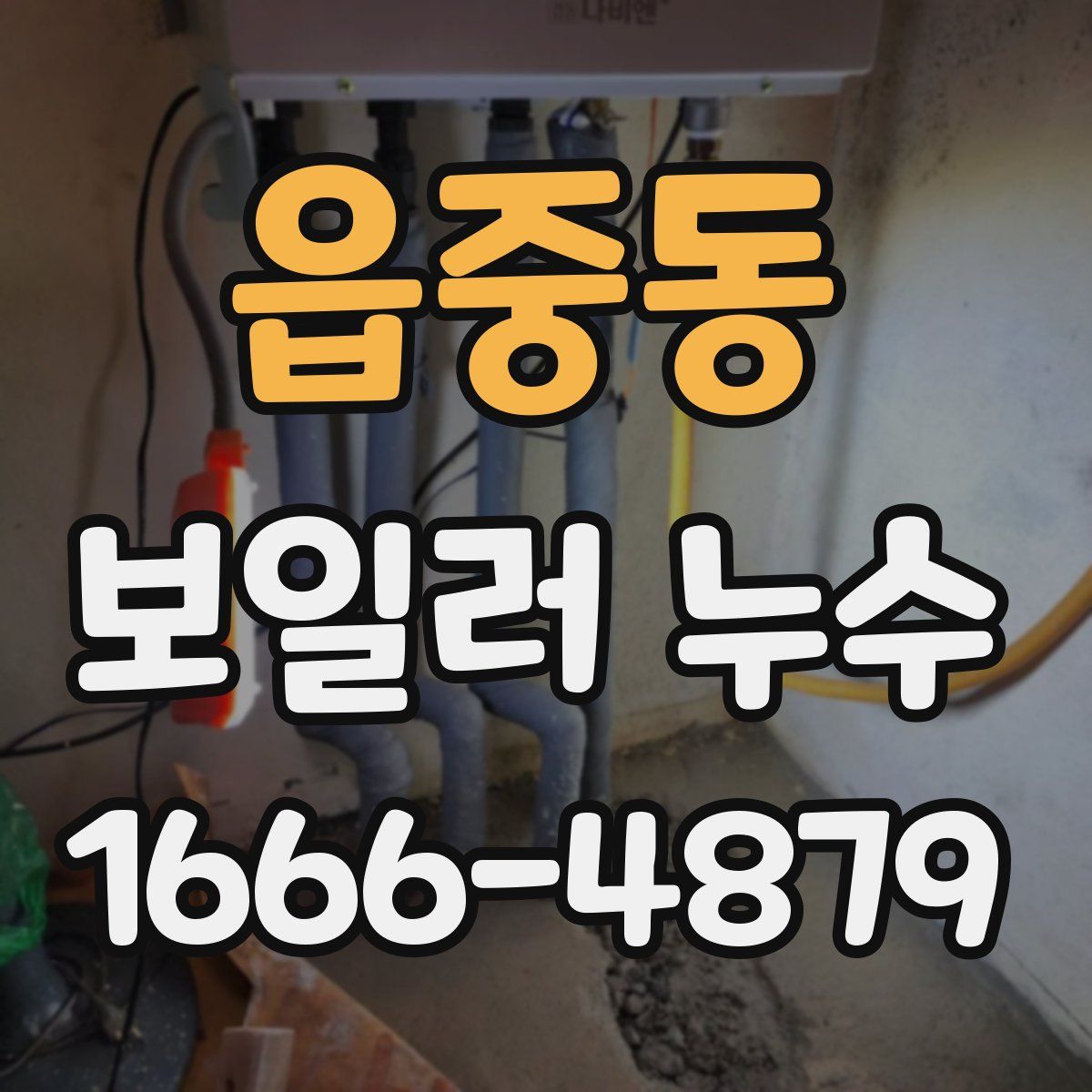 읍중동 보일러 누수