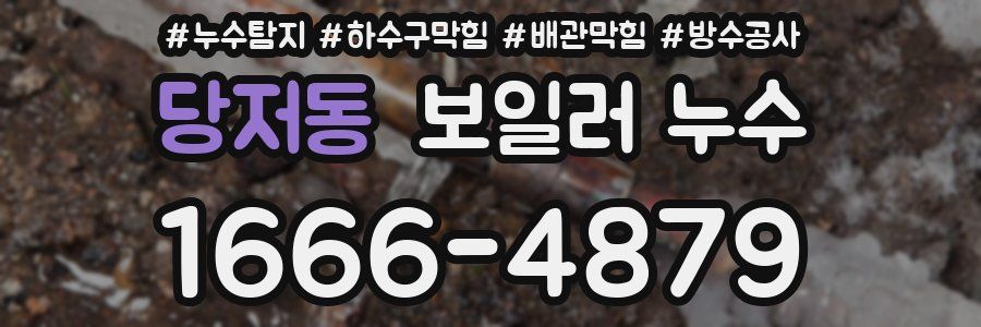 당저동 보일러 누수