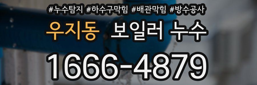 우지동 보일러 누수