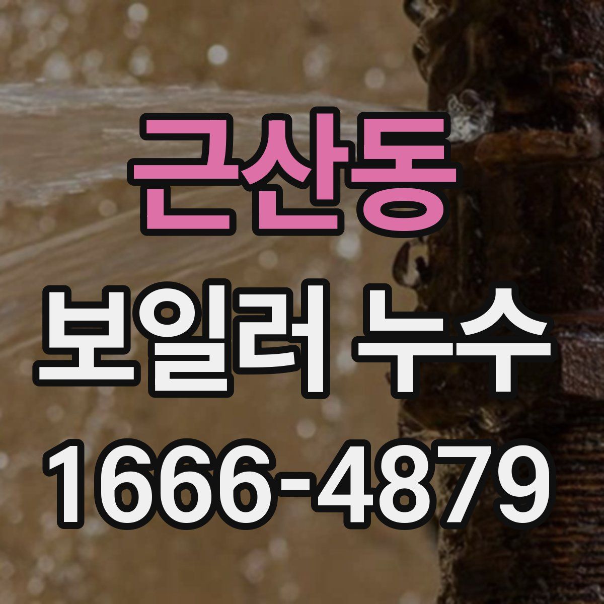 근산동 보일러 누수
