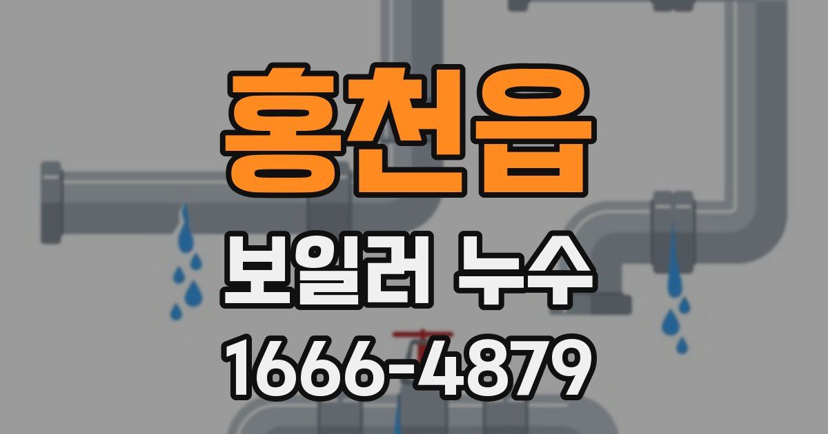 홍천읍 보일러 누수
