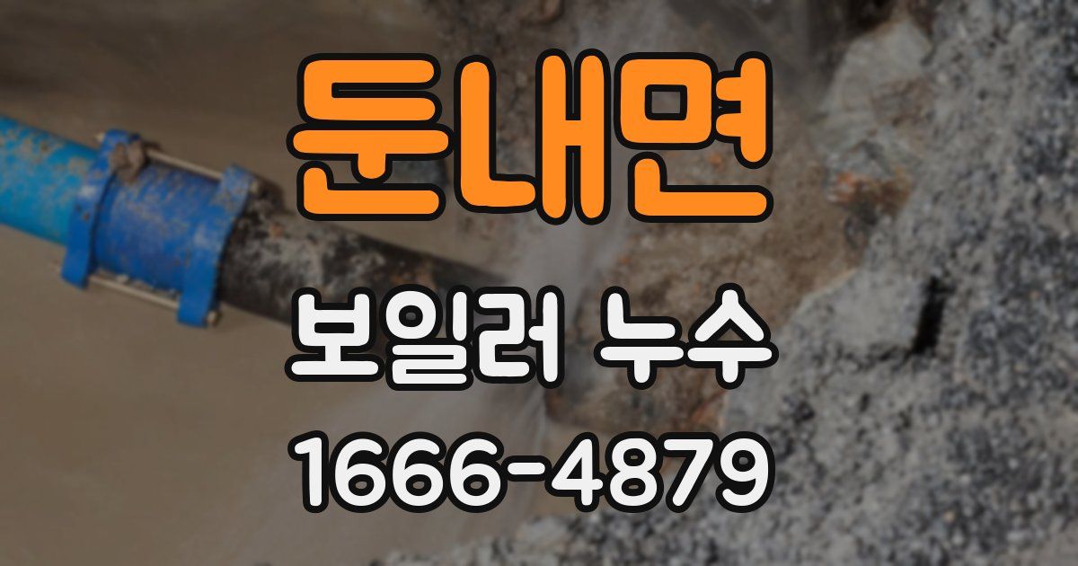 둔내면 보일러 누수