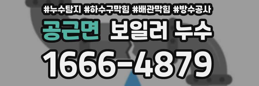 공근면 보일러 누수