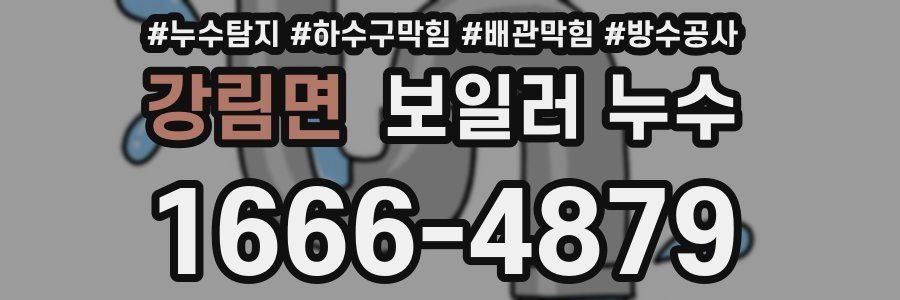 강림면 보일러 누수