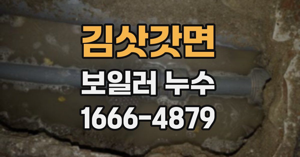 김삿갓면 보일러 누수