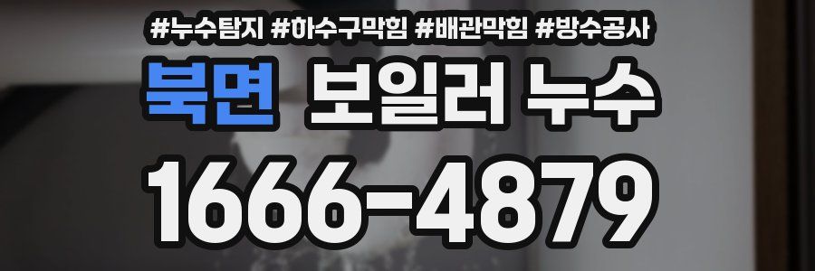 북면 보일러 누수