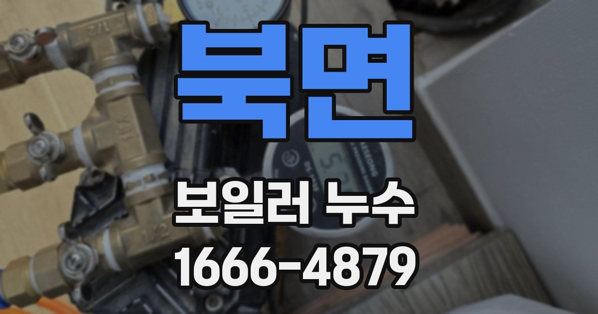 북면 보일러 누수