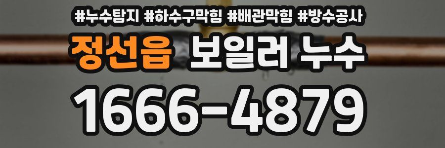 정선읍 보일러 누수