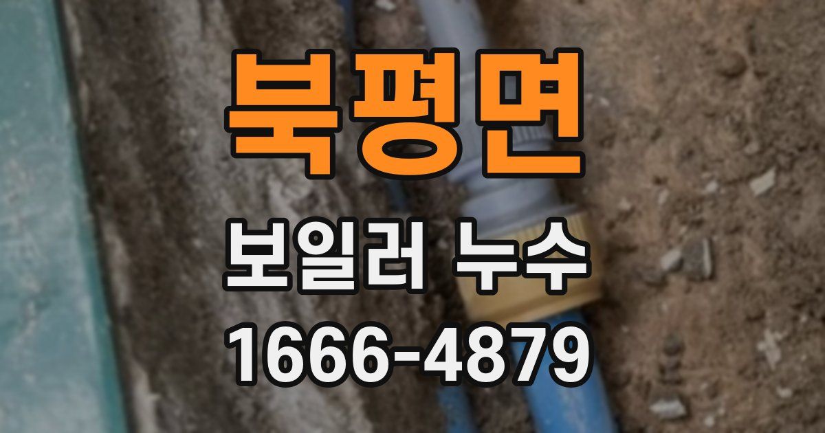 북평면 보일러 누수