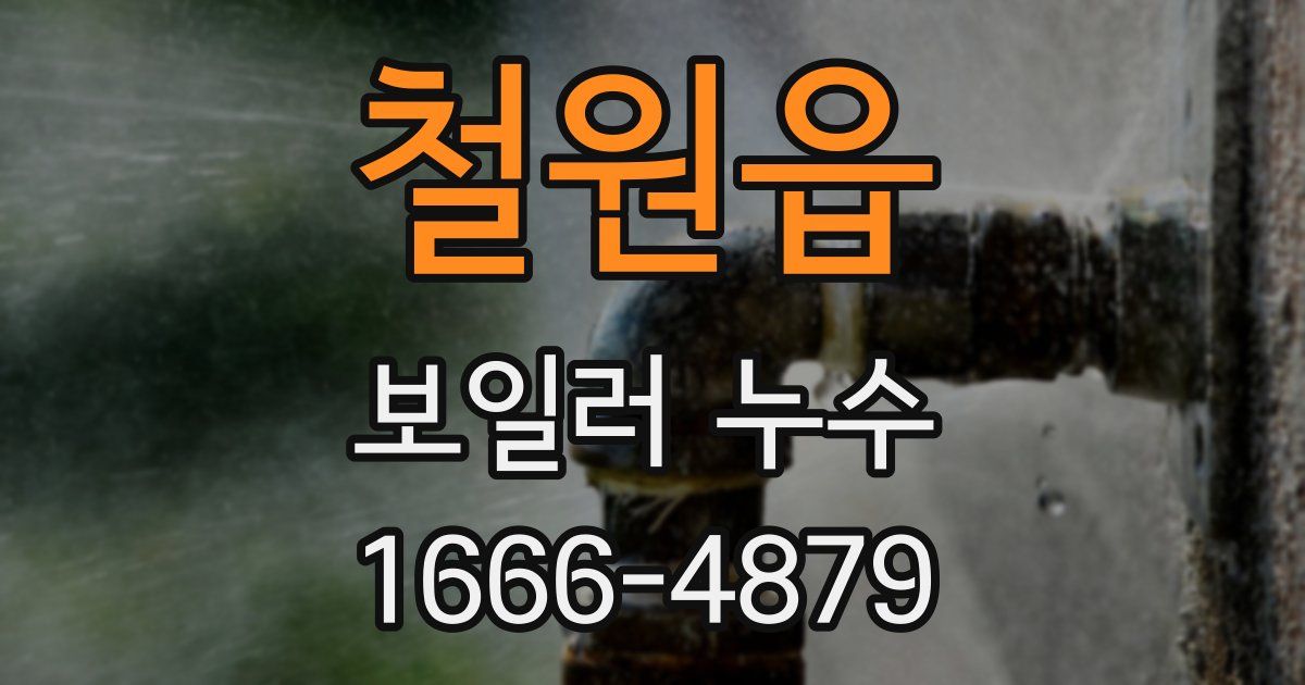 철원읍 보일러 누수