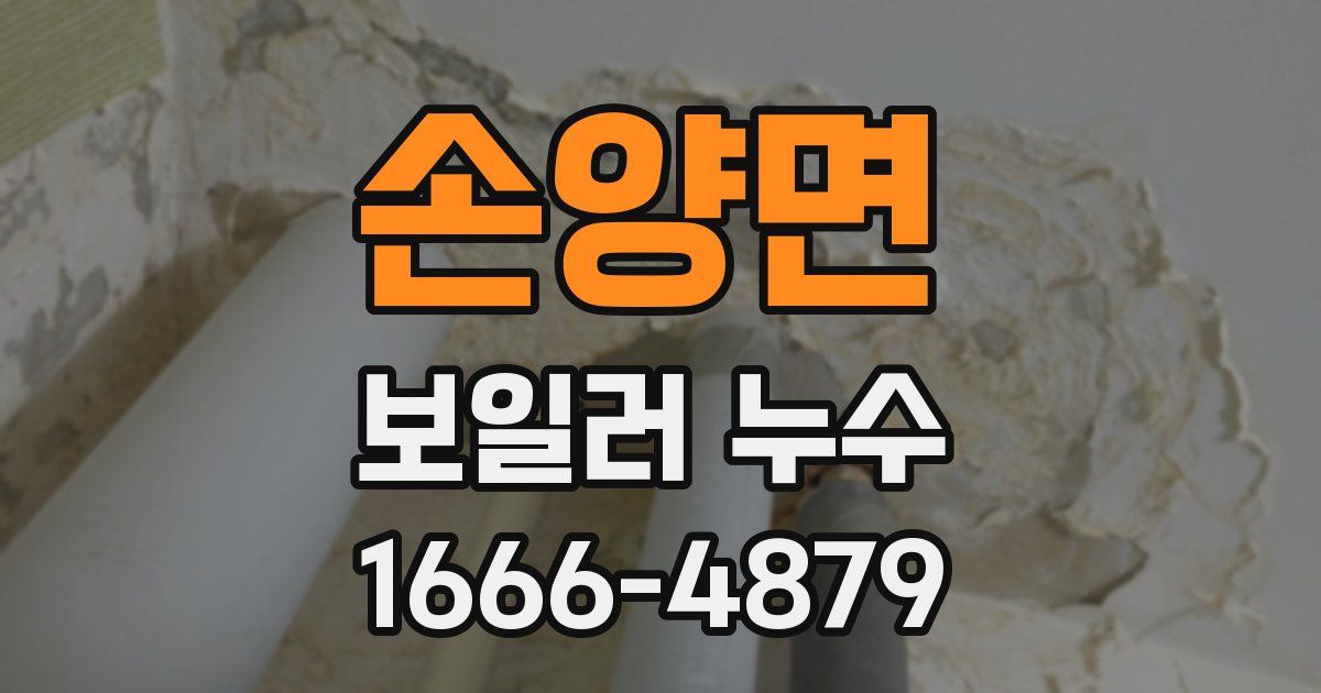손양면 보일러 누수