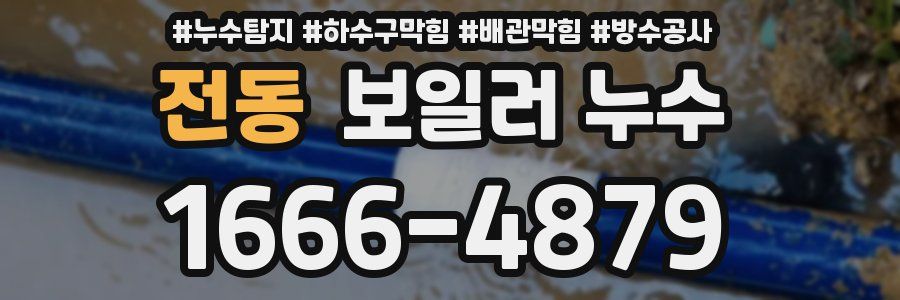 전동 보일러 누수