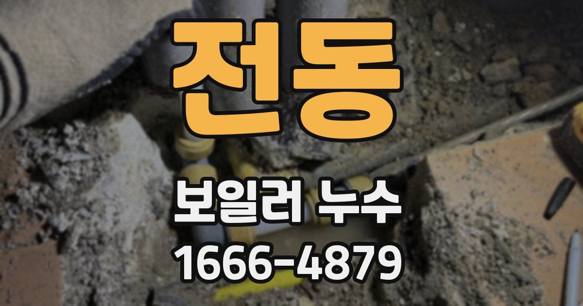 전동 보일러 누수