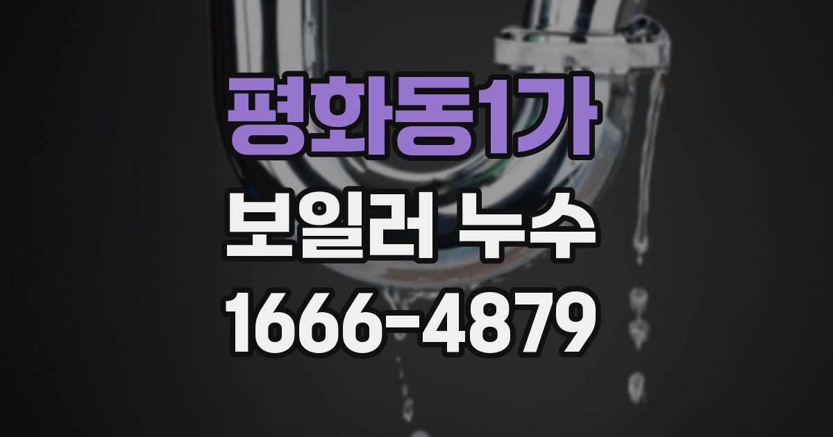 평화동1가 보일러 누수