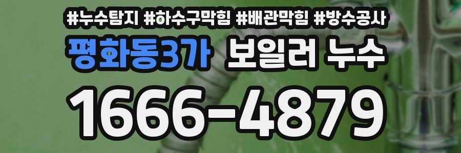 평화동3가 보일러 누수