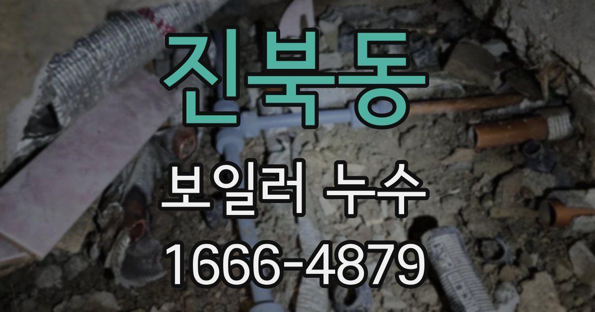 진북동 보일러 누수