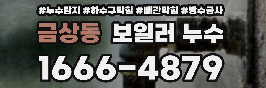 금상동 보일러 누수