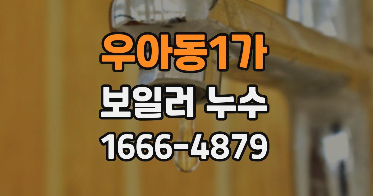 우아동1가 보일러 누수