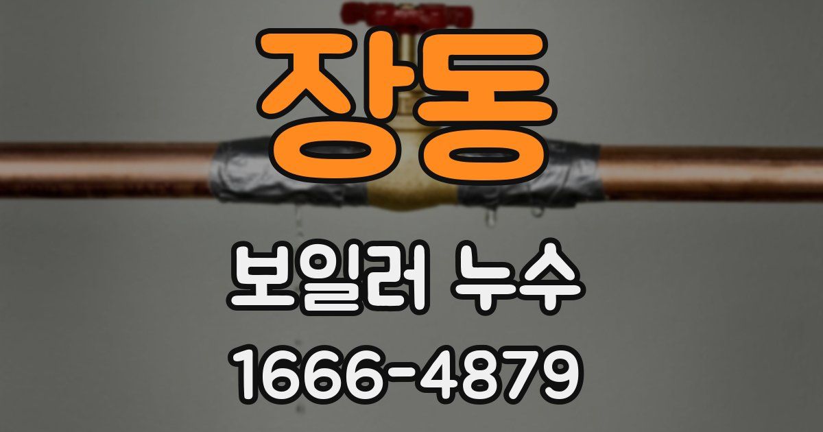 장동 보일러 누수