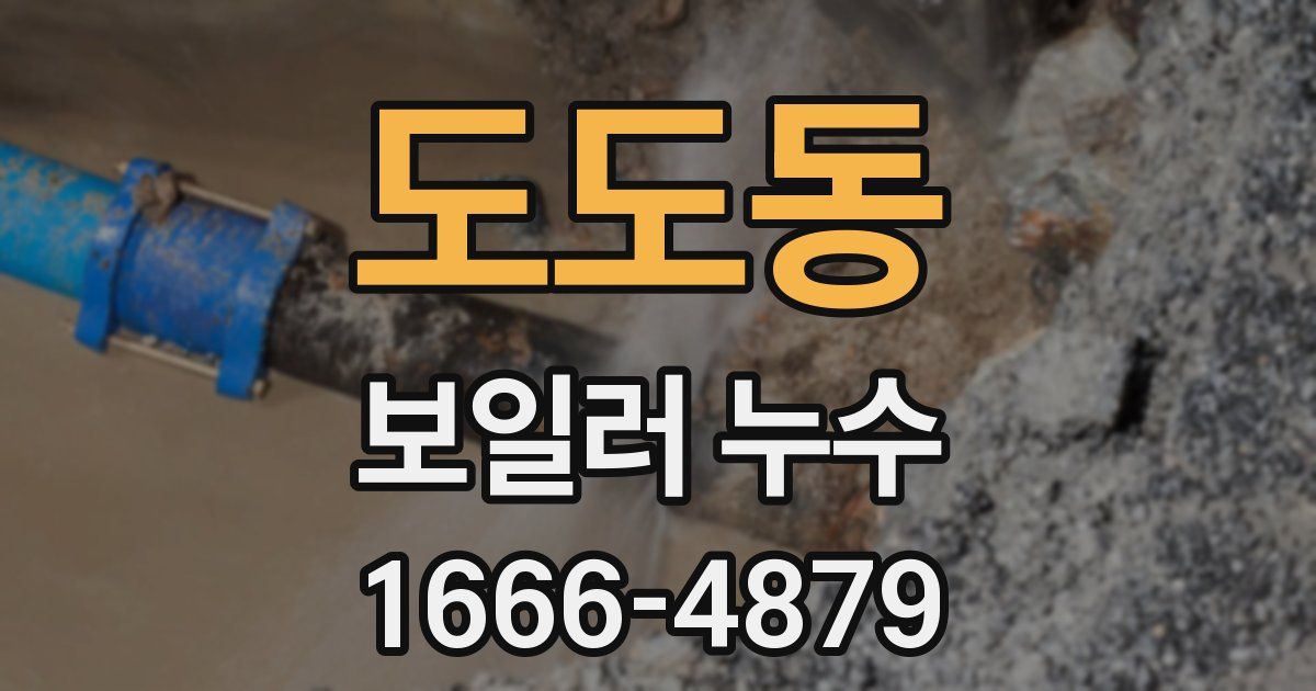 도도동 보일러 누수