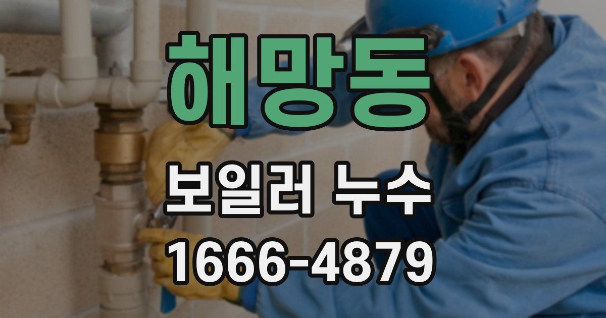 해망동 보일러 누수