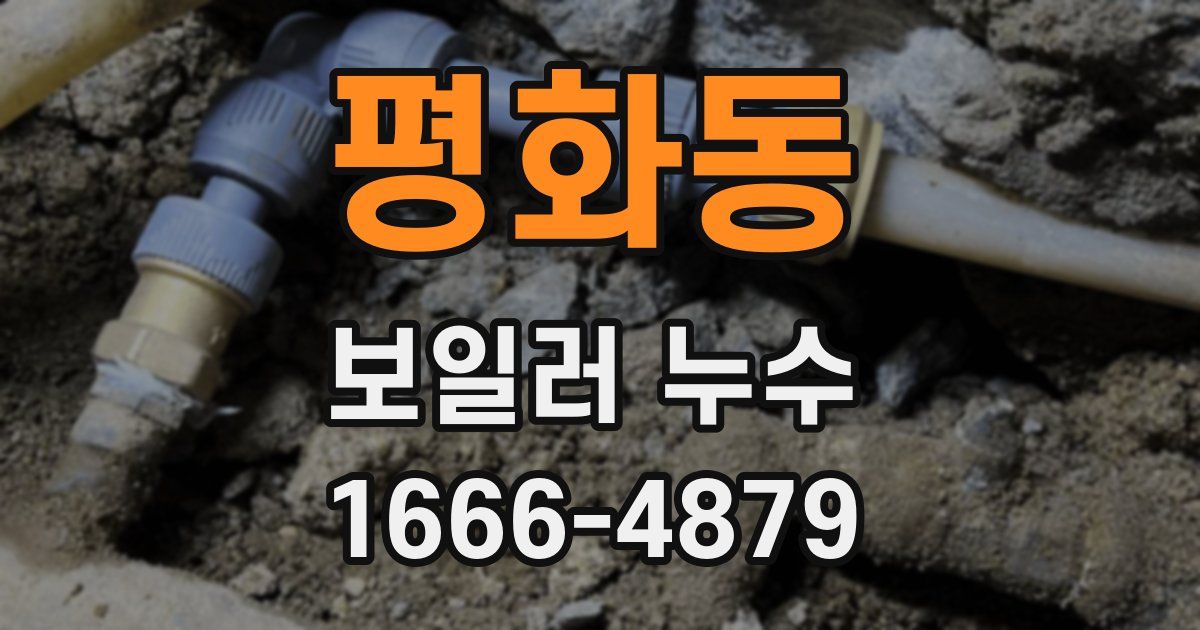 평화동 보일러 누수