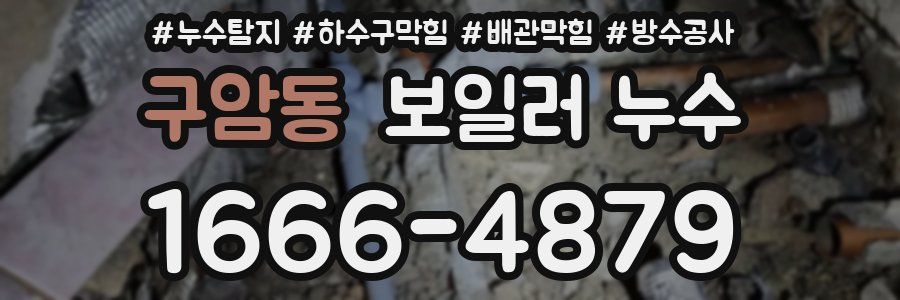 구암동 보일러 누수