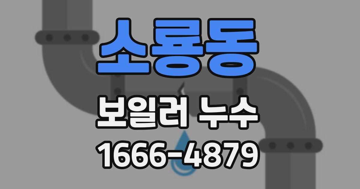 소룡동 보일러 누수
