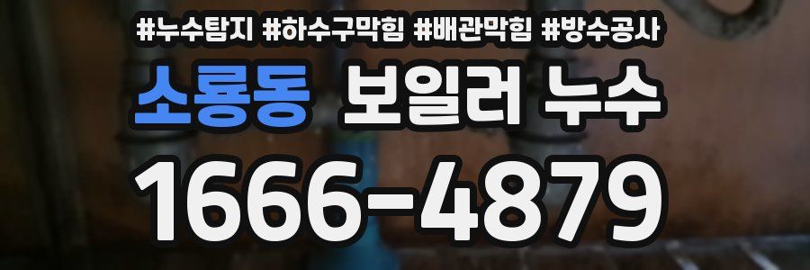 소룡동 보일러 누수
